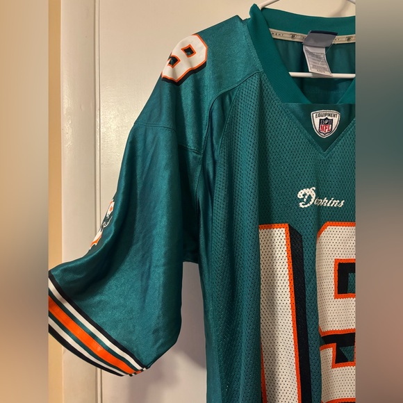 NWOT! NFL Players Reebok Onfield Sewn #19 Marshall Miami Dolphins Jersey Sz XL - Picture 6 of 11